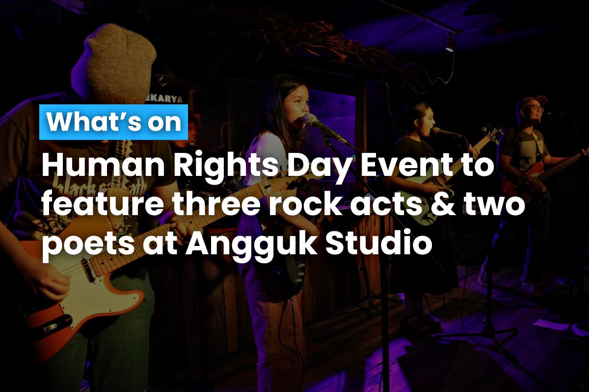 Human Rights Day Event to feature three rock acts & two poets at Angguk Studio